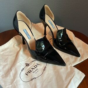 EUC Prada heels with dust bags